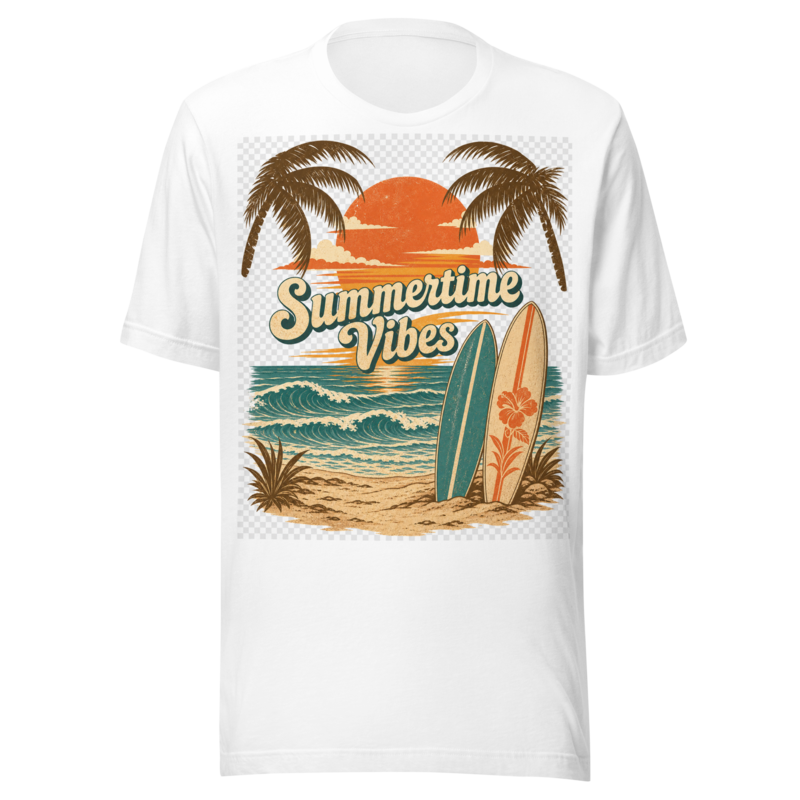 Vintage Surf Sunset Summertime Vibes