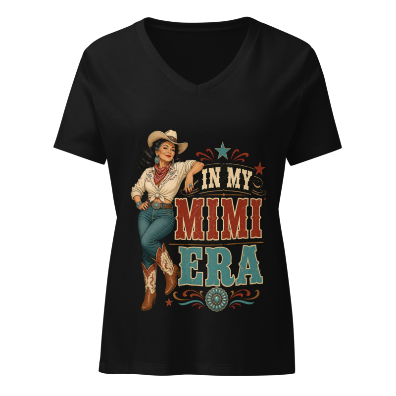 Western Vintage Pin-Up In My Mimi Era T-Shirt Artwork