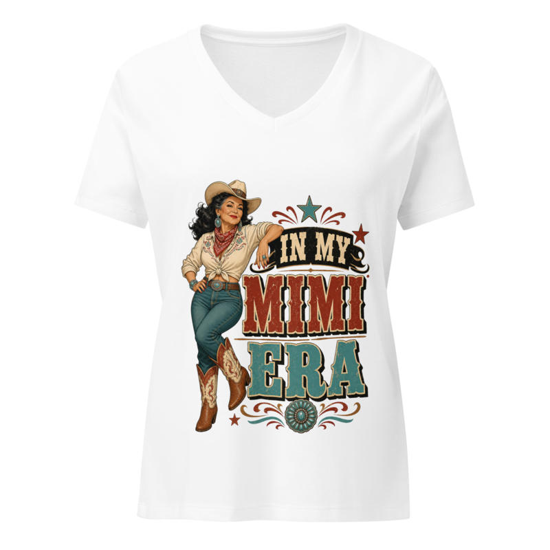 Western Vintage Pin-Up In My Mimi Era T-Shirt Artwork