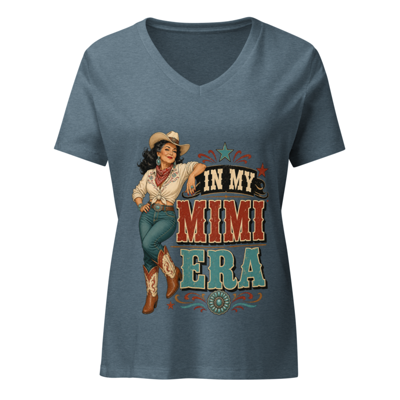 Western Vintage Pin-Up In My Mimi Era T-Shirt Artwork